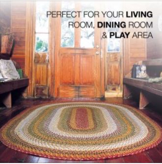 Braided Country Area Rugs RugSmart 3