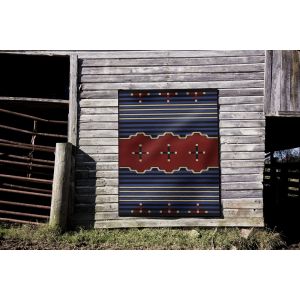 American Dakota Rugs Voices 0011BLU Blue