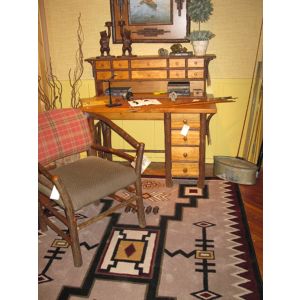 American Dakota Rugs Cabin 0016MID Brown