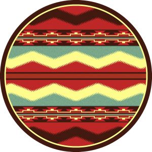 American Dakota Rugs Trader Rugs 0037FES Red