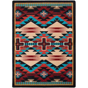 American Dakota Rugs Trader Rugs 0080BLU Blue