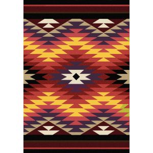 American Dakota Rugs Trader Rugs 0102BRT Red
