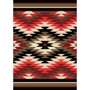 American Dakota Rugs Trader Rugs 0102ORG Red