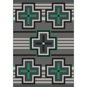 American Dakota Rugs Trader Rugs 0104JDE Gray