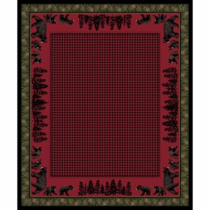 American Dakota Rugs National Park 0116MUL Brown