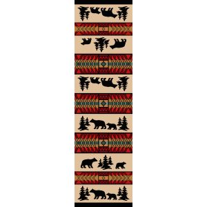 American Dakota Rugs National Park 0142RED Red