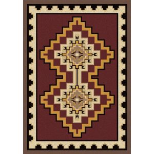 American Dakota Rugs Voices 0160RED Red