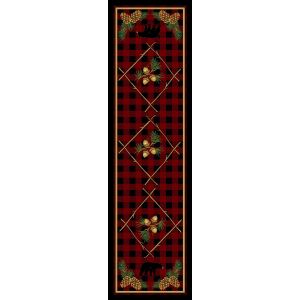 American Dakota Rugs National Park 0173RED Red