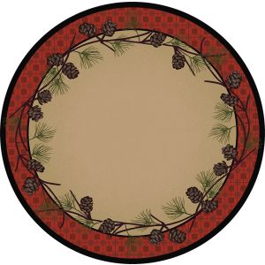 American Dakota Rugs National Park 0179RPL Red