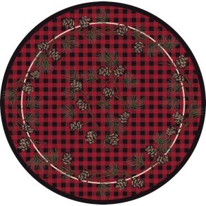 American Dakota Rugs National Park 0180RED Red