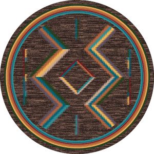 American Dakota Rugs Voices 0184BRT Brown