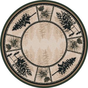 American Dakota Rugs National Park 0186FOR Beige