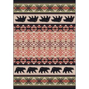 American Dakota Rugs National Park 0187BRD Green