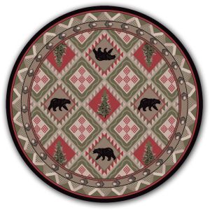 American Dakota Rugs National Park 0188PNE Green