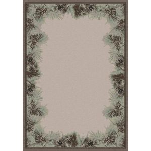 American Dakota Rugs National Park 0195NAT Green