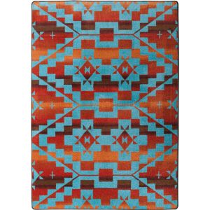 American Dakota Rugs Johnny D 0203RBS Red Burst