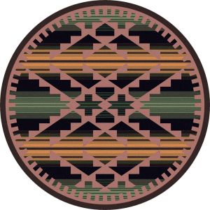 American Dakota Rugs Johnny D 0204PWK Periwinkle