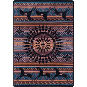 American Dakota Rugs Johnny D 0205PLU Plum
