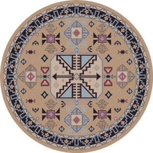 American Dakota Rugs Voices 0211SNA Blue