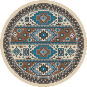 American Dakota Rugs Trader Rugs 0212TUR Blue