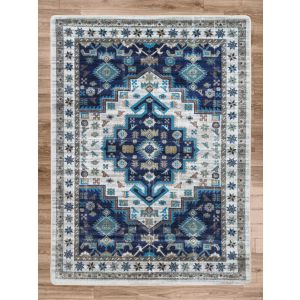 American Dakota Rugs Relic 0246DBL Blue