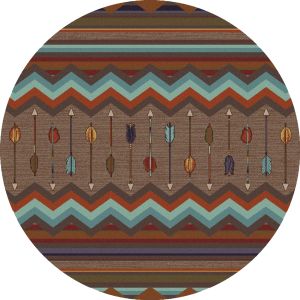 American Dakota Rugs Voices 0266RBO Brown