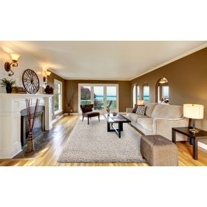 Concord Global Rugs-Ocean Shag-Plain Ivory ,  Ivory