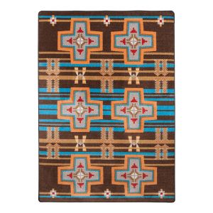 American Dakota Rugs Trader Rugs 0293DRT Brown