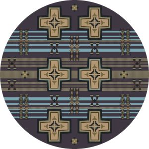 American Dakota Rugs Trader Rugs 0293NSY Blue