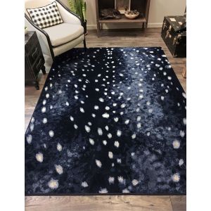 American Dakota Rugs Wild Reverence 0403MNT Black