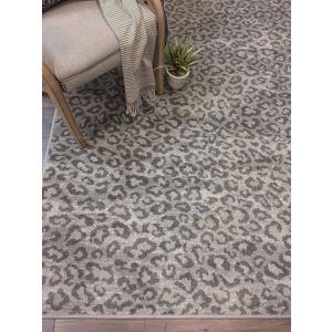 American Dakota Rugs Wild Reverence 0406NAT Gray