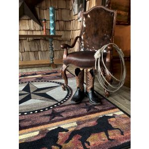 American Dakota Rugs Great State Of Mind 0418DES Gray