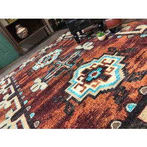 American Dakota Rugs Trader Rugs 0421RST Rust