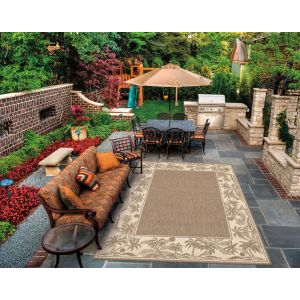 Couristan Rugs RECIFE ISLAND RETREAT 12220722 BEIGE/NATURAL