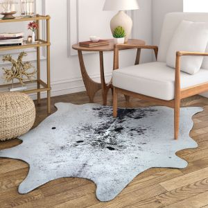 Couristan Rugs PRAIRIE HIDES ALESUND 18175074 IVORY/BLACK