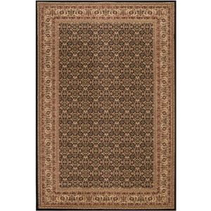 Concord Global Rugs-Persian Classics-Herati Black , Black