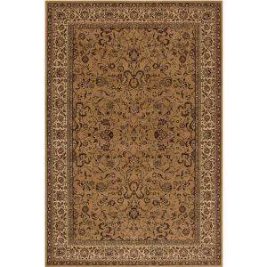 Concord Global Rugs-Persian Classics-Kashan Gold ,  Gold