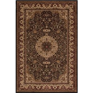 Concord Global Rugs-Persian Classics-Isfahan Black , Black