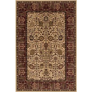 Concord Global Rugs-Persian Classics-Vase Ivory , Ivory