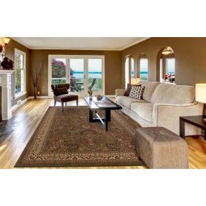 Concord Global Rugs-Persian Classics-Sarouk Green , Green