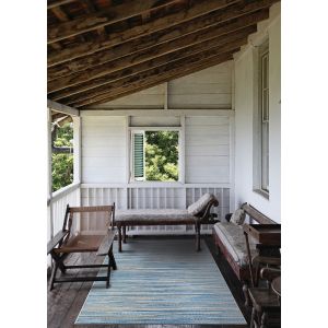 Couristan Rugs MONTE CARLO COASTAL BREEZE 23332406 OCEAN/CHAMPAGNE