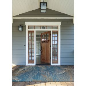 Couristan Rugs MONACO TROPICAL PALMS 24293108 OCEAN