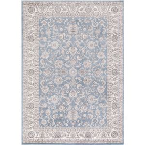 Concord Global Rugs-Kashan-Bergama Blue , Blue