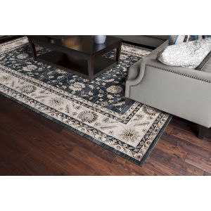 Concord Global Rugs-Kashan-Mahal Green , Green
