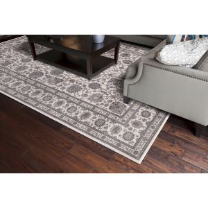 Concord Global Rugs-Kashan-Kashan Ivory , Ivory