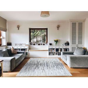 Couristan Rugs PRAIRIE BARNWOOD 29299212 GREY/BROWN/NO FOIL