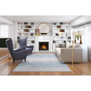 Couristan Rugs SIENA OMBRE 32270579 BLUE/GOLD/IVORY