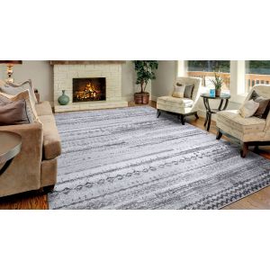 Concord Global Rugs-Positano Collection-Pienza Gray , Gray