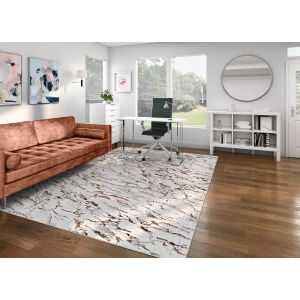 Couristan Rugs SONNET MARBRE 38016111 GREY/CHOCOLATE