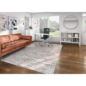 Couristan Rugs SONNET CAPILLARY 38026111 GREY/CHOCOLATE